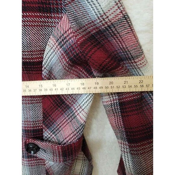 Dressbarn jacket Women size large Multicolor 100% Acrylic 3 Button With Collar - Picture 8 of 8